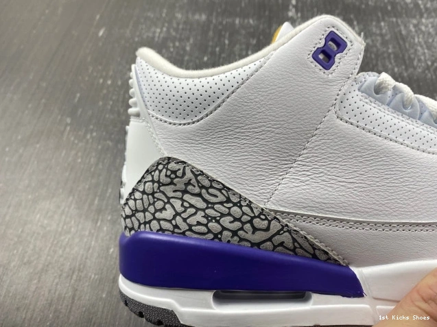 1st Kicks PE Bryant Retro Jordan 3 869802-907 Kobe 0816